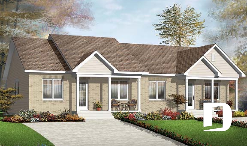 Vue avant - MODÈLE DE BASE -  - Desrosiers