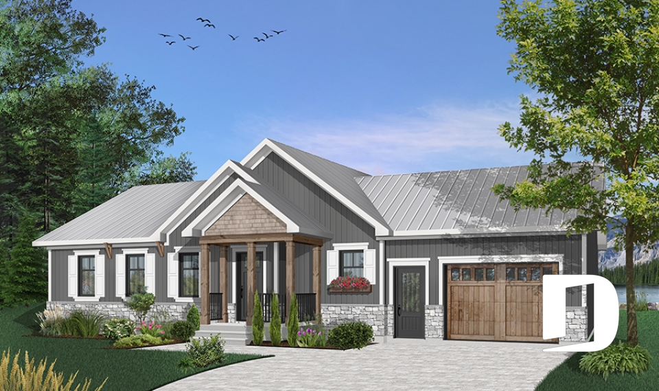 Vue avant - MODÈLE DE BASE -  - Bourgade 4