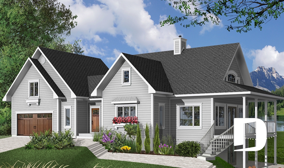 Vue avant - MODÈLE DE BASE -  - Montcalm