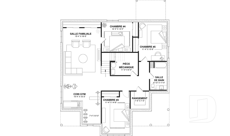 Sous-sol aménagé -  - Malvern
