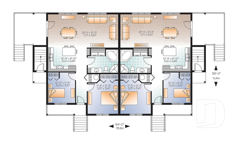 Rez-de-chaussée -  - Sapinière