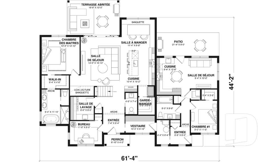 Rez-de-chaussée -  - Saint-Georges