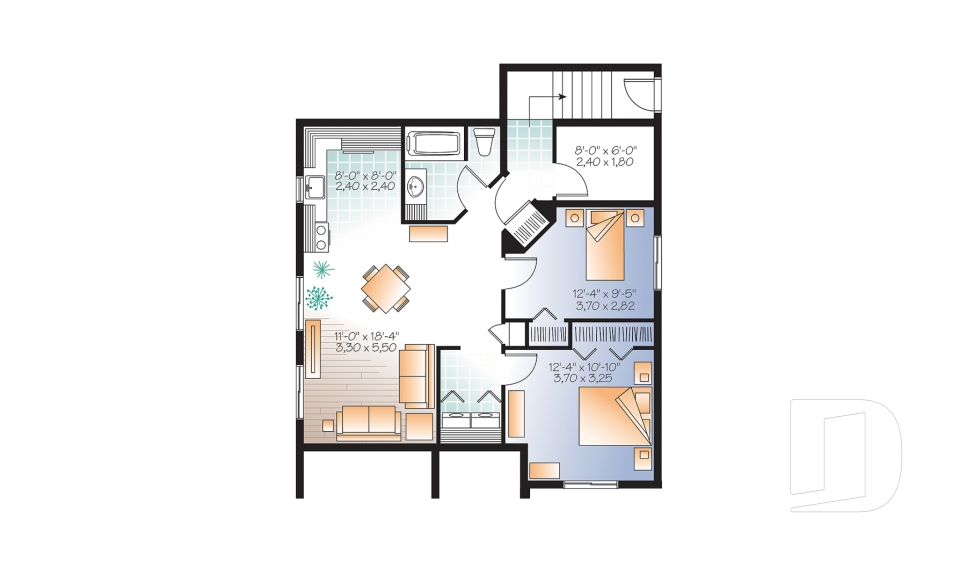 Sous-sol -  - Rivoli 2