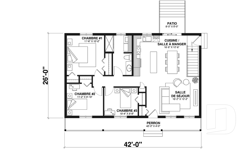 Rez-de-chaussée -  - Gilbert 2