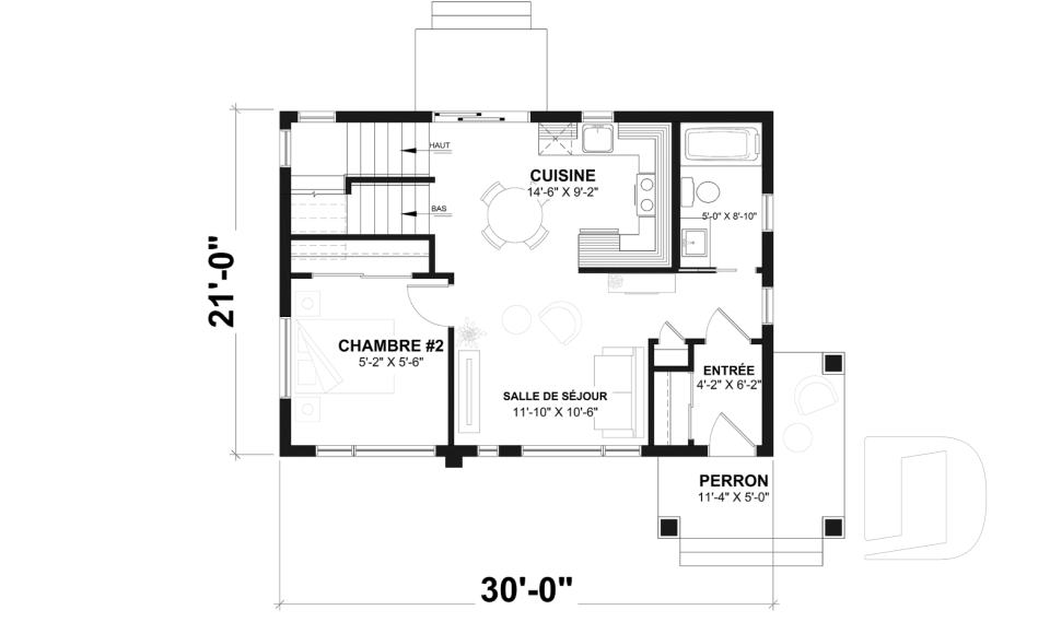 Rez-de-chaussée (Optionel $) -  - Joshua