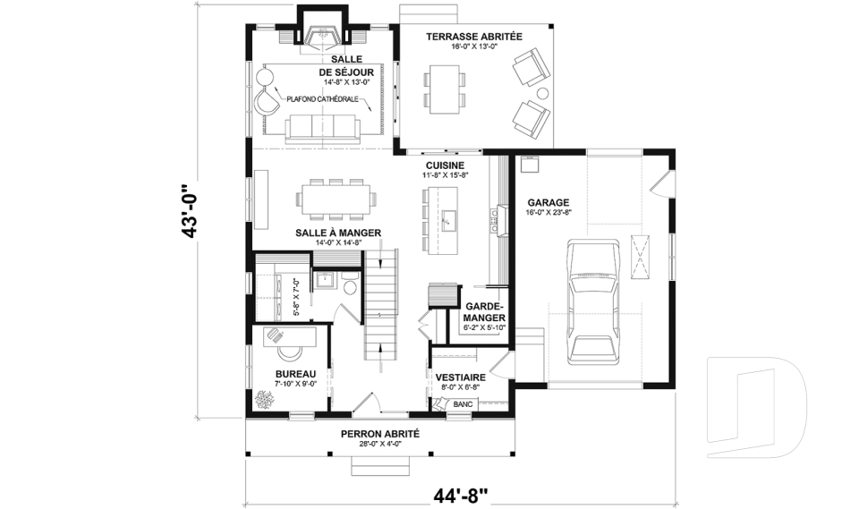 Rez-de-chaussée -  - Acélia 2
