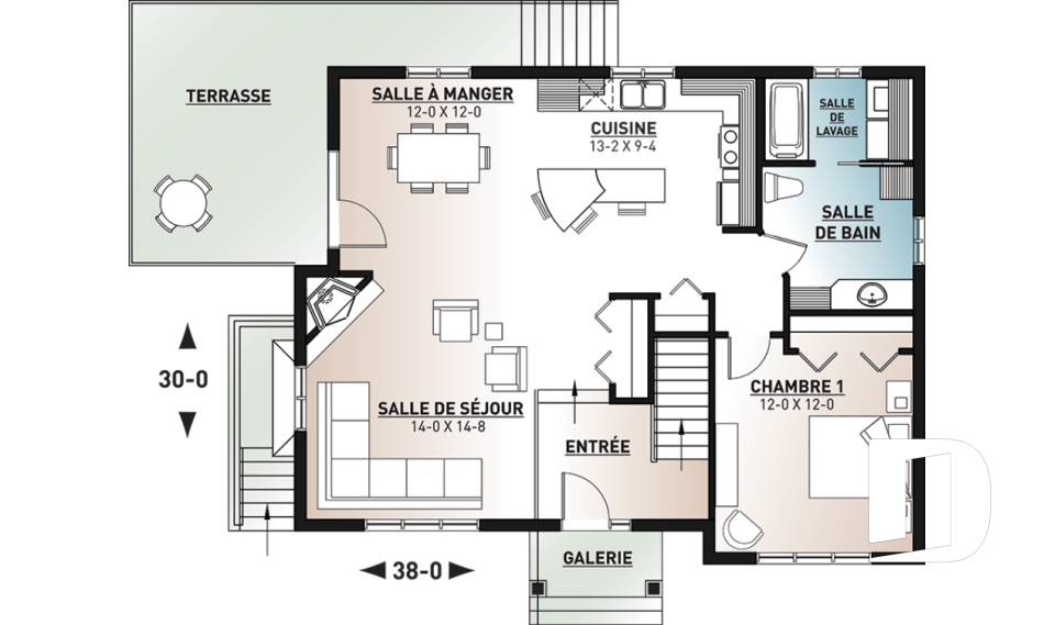 Rez-de-chaussée -  - Le Cape 2