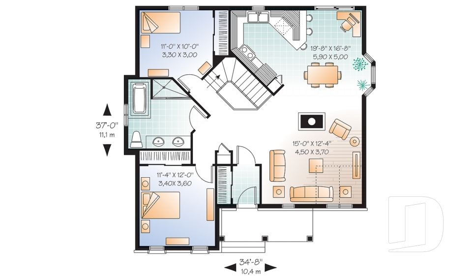 Rez-de-chaussée -  - Merlin 2