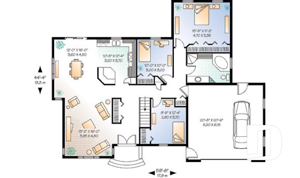 Rez-de-chaussée -  - Faubert