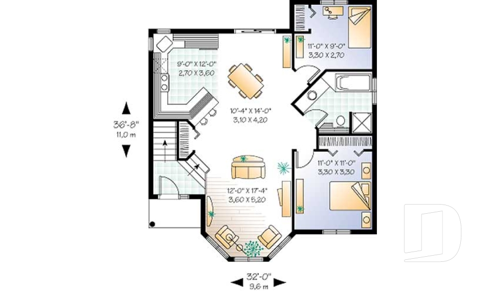 Rez-de-chaussée -  - Sarah
