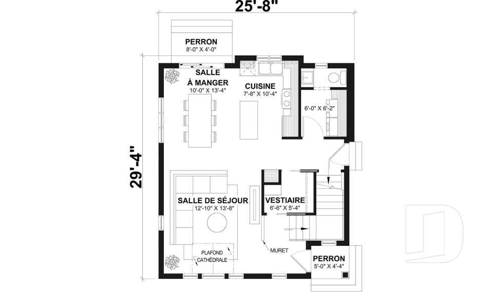 Rez-de-chaussée -  - Hermon