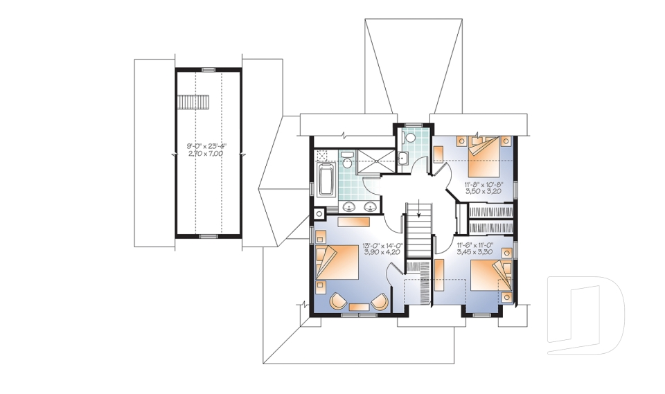 Étage -  - La Campagnarde 3