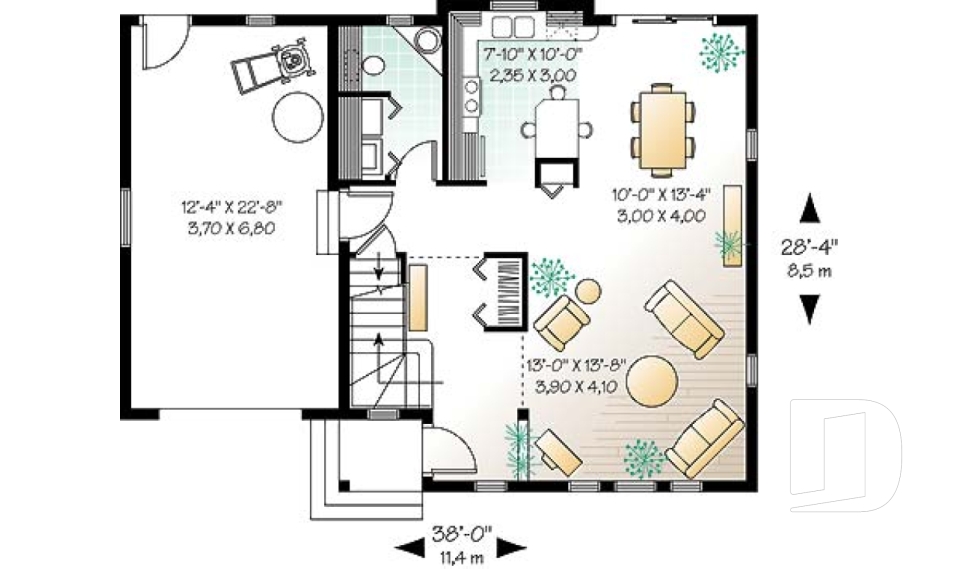 Rez-de-chaussée -  - Bouleaux