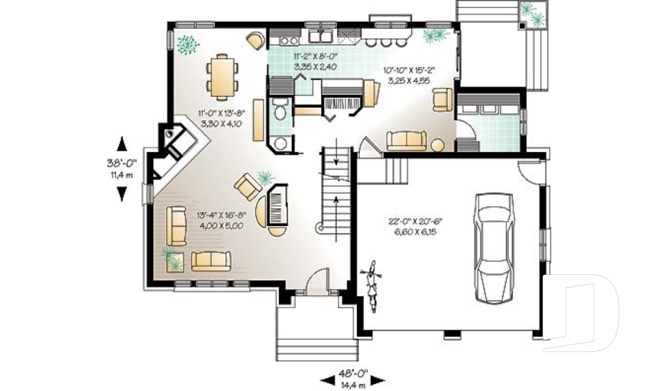 Rez-de-chaussée -  - Duquesne