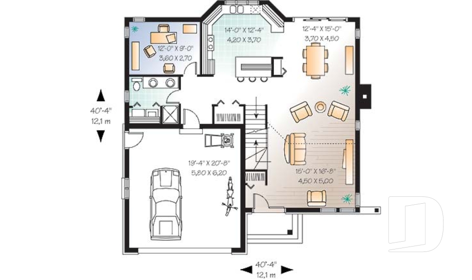 Rez-de-chaussée -  - Turret