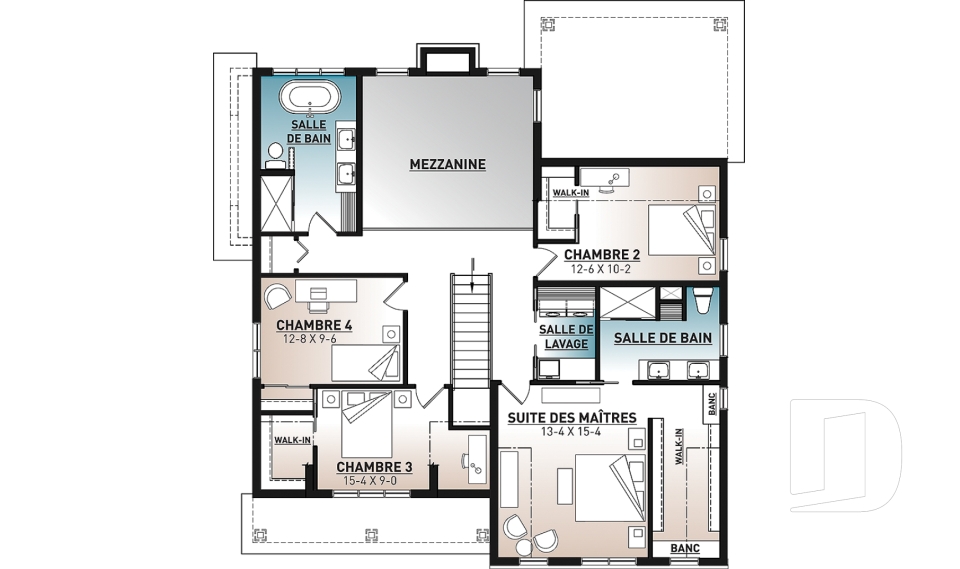 Étage -  - St-Arnaud 3