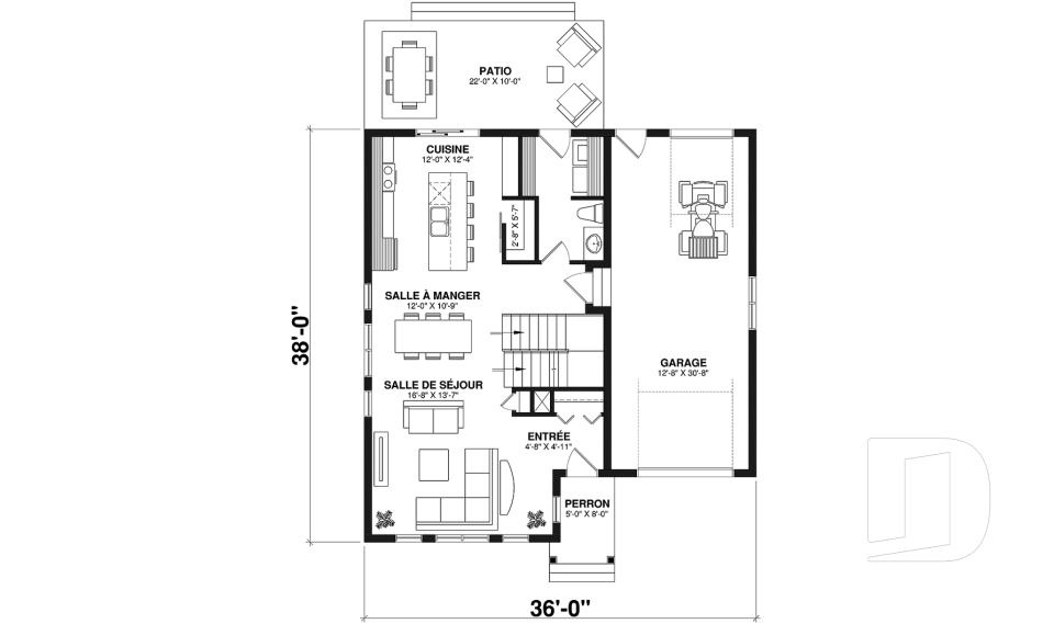 Rez-de-chaussée -  - Augusta