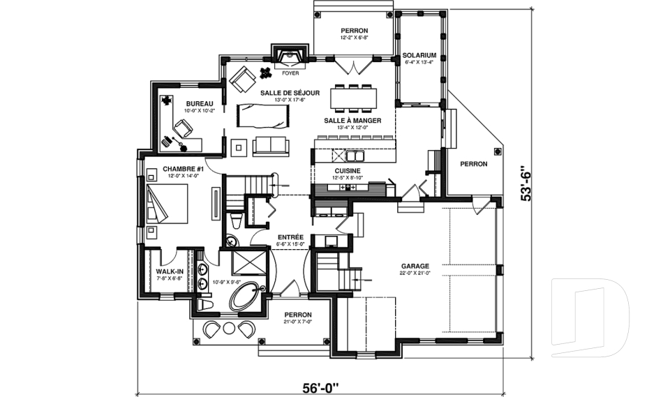 Rez-de-chaussée -  - Salomon 2