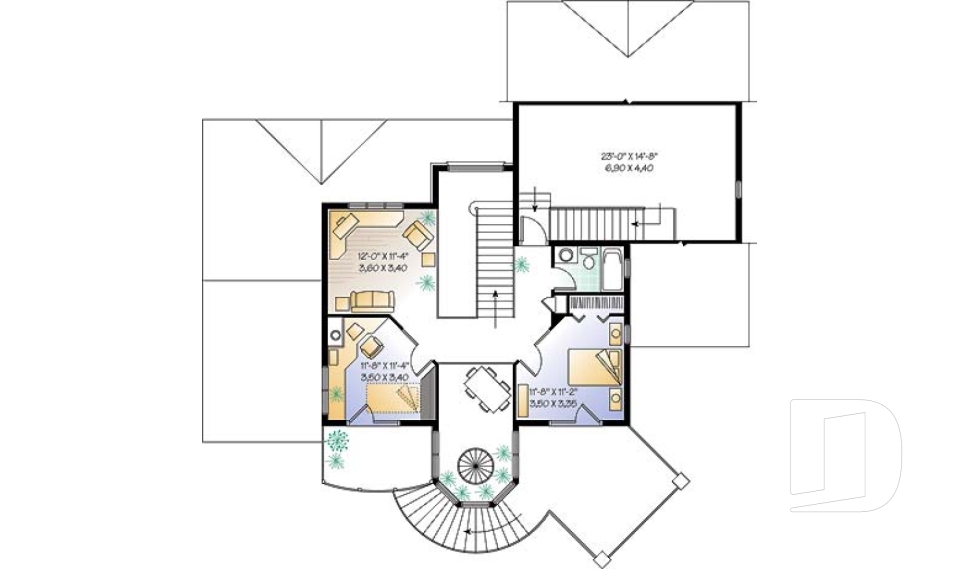 Étage -  - Grappelli 