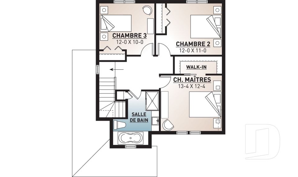 Étage -  - Ambroix 2