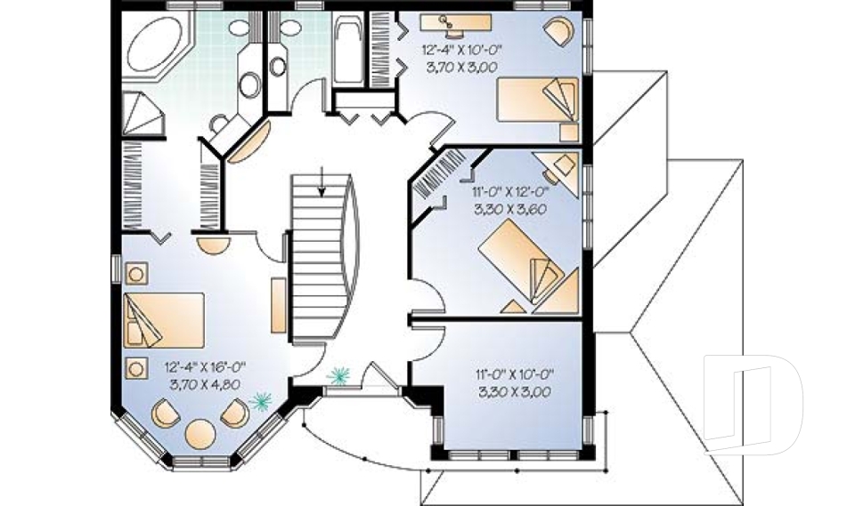 Étage -  - L'Européenne