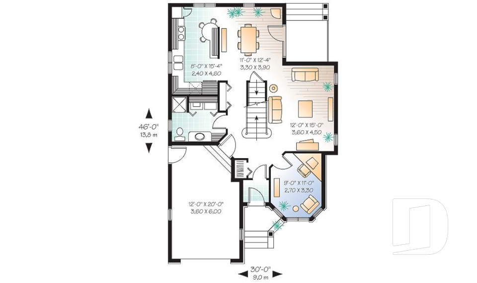 Rez-de-chaussée -  - La Californienne