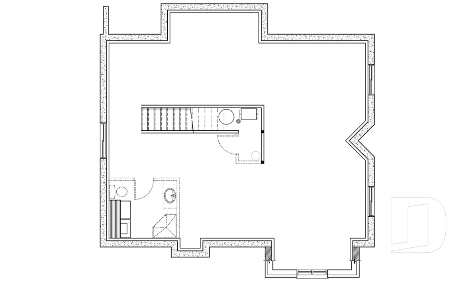 Sous-sol aménageable -  - Charlemagne