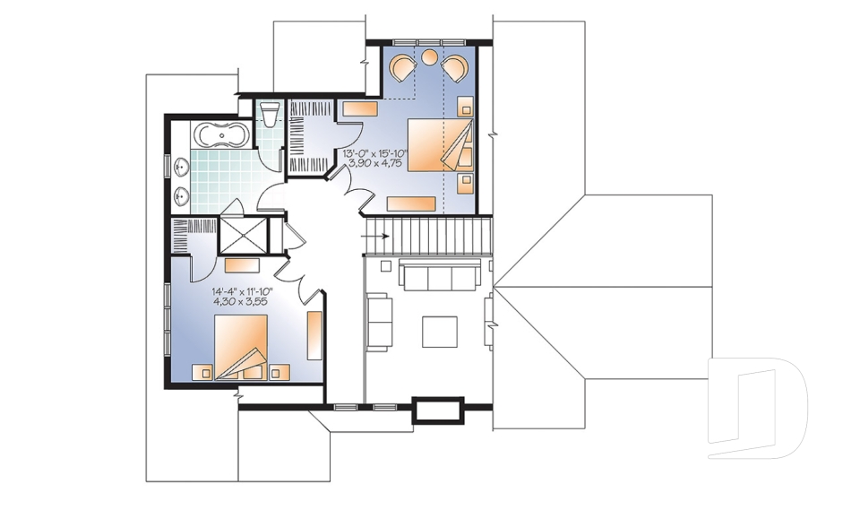 Étage -  - Charlemagne 6
