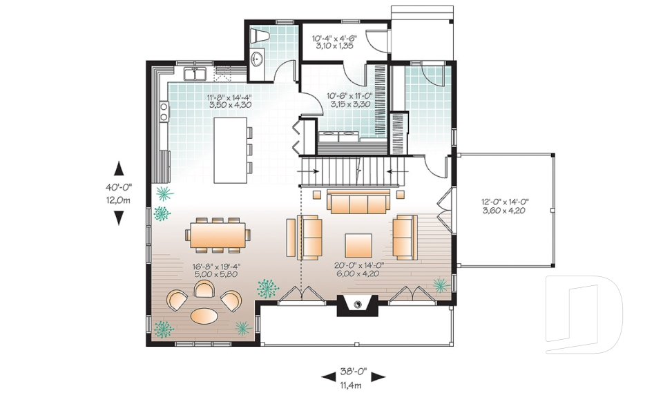 Rez-de-chaussée -  - Charlemagne 6