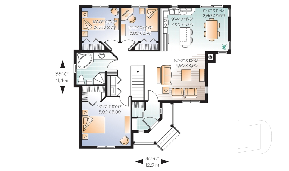 Rez-de-chaussée -  - Mainville