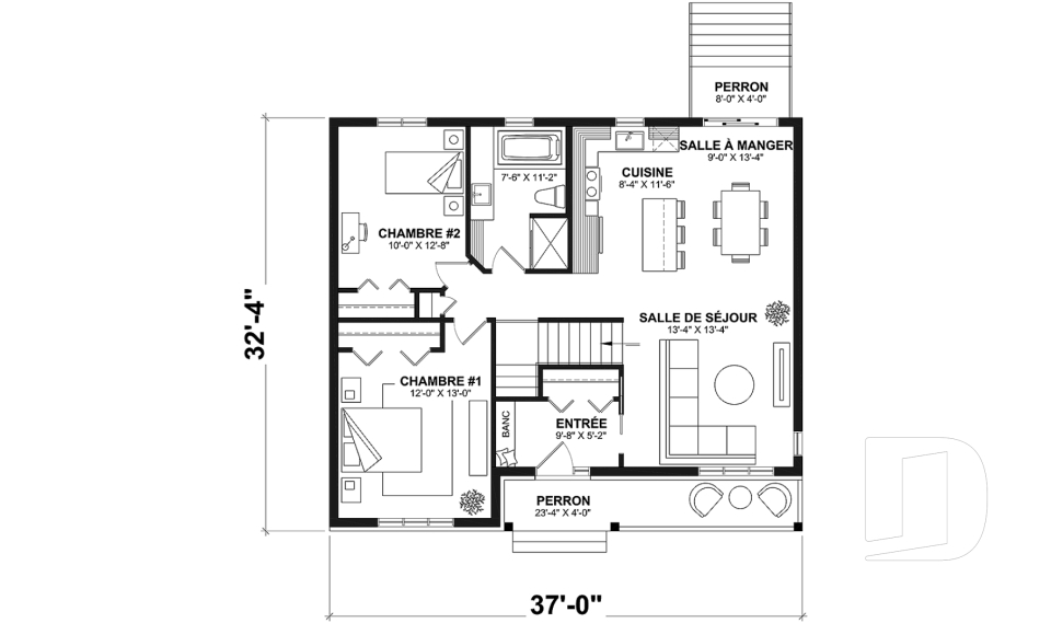 Rez-de-chaussée -  - Clarendon
