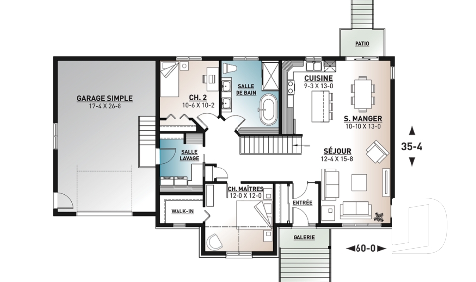 Rez-de-chaussée -  - Aspen Creek 2