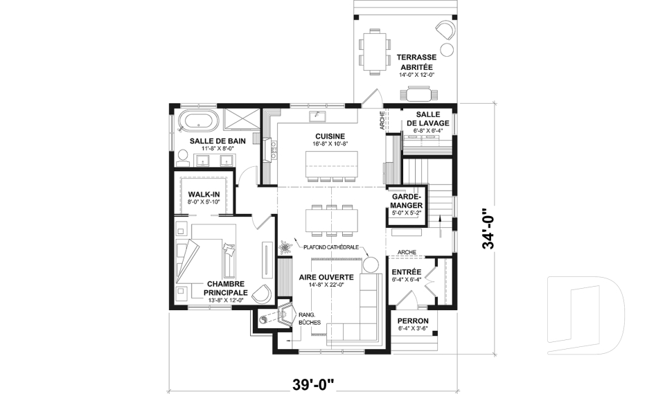Rez-de-chaussée -  - Boston