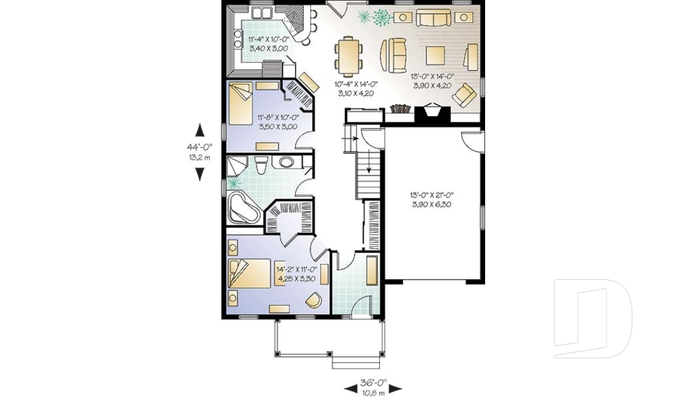 Rez-de-chaussée -  - Hazelwood
