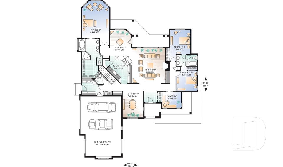 Rez-de-chaussée -  - Fara