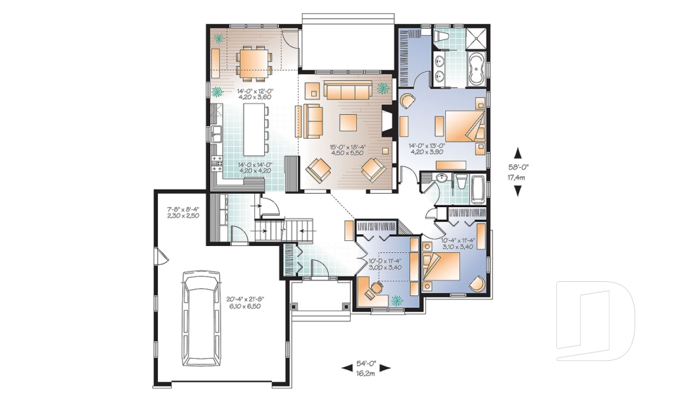 Rez-de-chaussée -  - Châtaignier 3