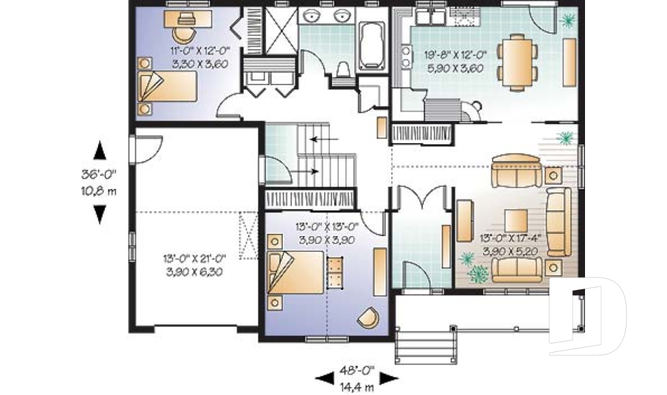 Rez-de-chaussée -  - Pamlico