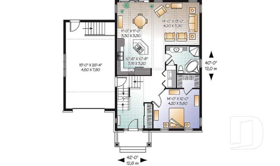 Rez-de-chaussée -  - Dahlia