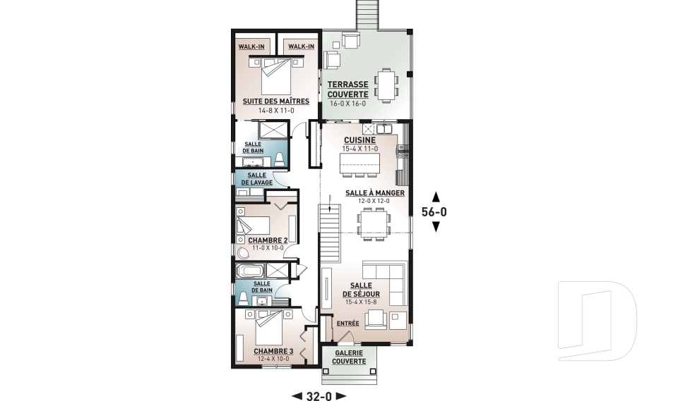 Rez-de-chaussée -  - Salem