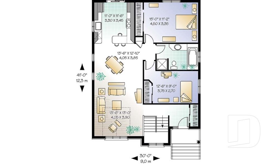 Rez-de-chaussée -  - De la Ferme