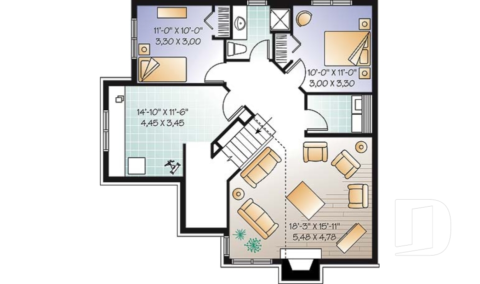 Sous-sol aménagé -  - Jasper