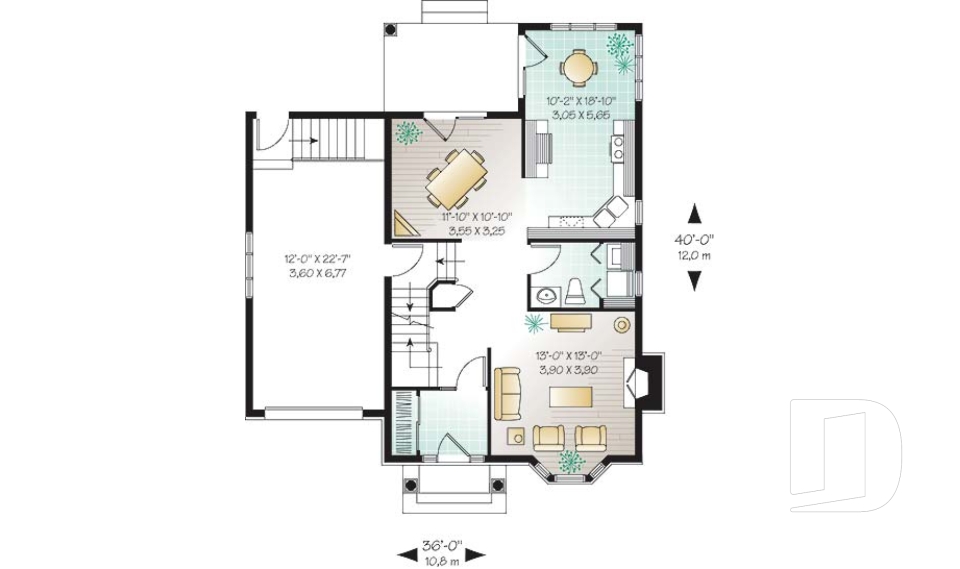 Rez-de-chaussée -  - Du Gouverneur