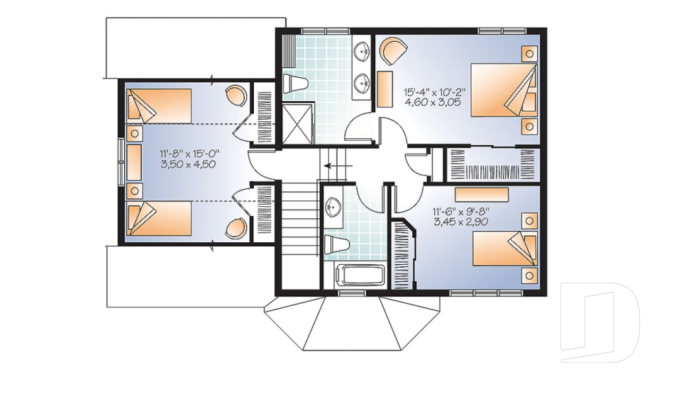 Étage -  - Meslay 2