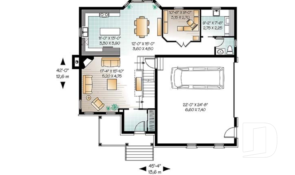 Rez-de-chaussée -  - Castera 2