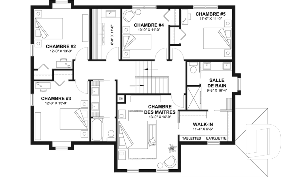 Étage -  - La Villa