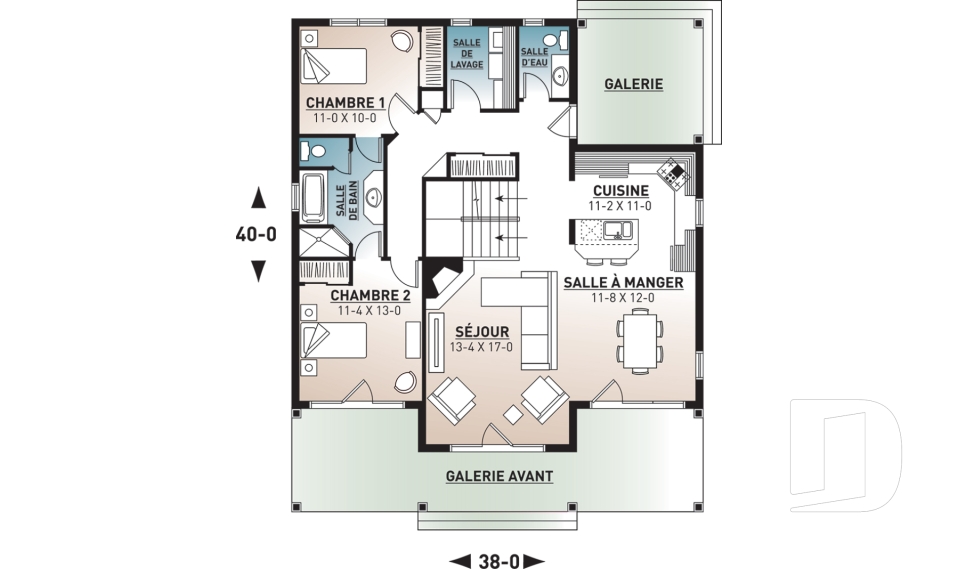 Rez-de-chaussée -  - Quesnay