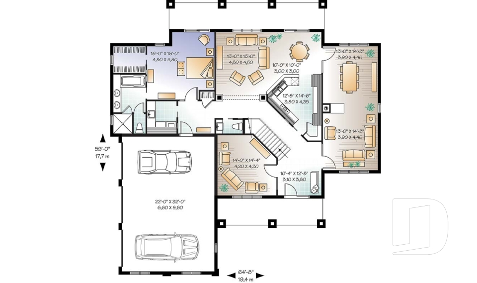 Rez-de-chaussée -  - Ozalé