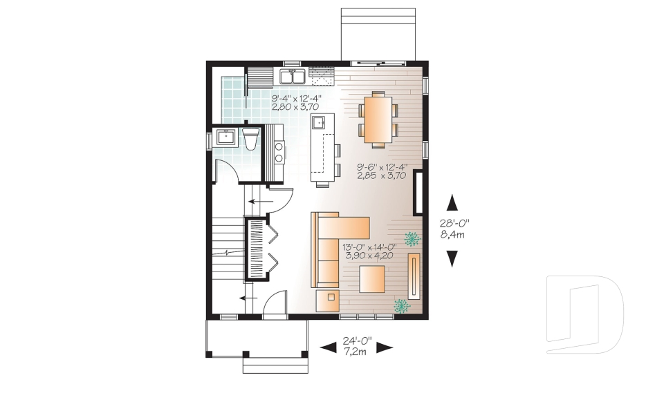 Rez-de-chaussée -  - Carleton