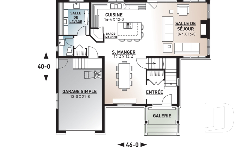 Rez-de-chaussée -  - Guérinot