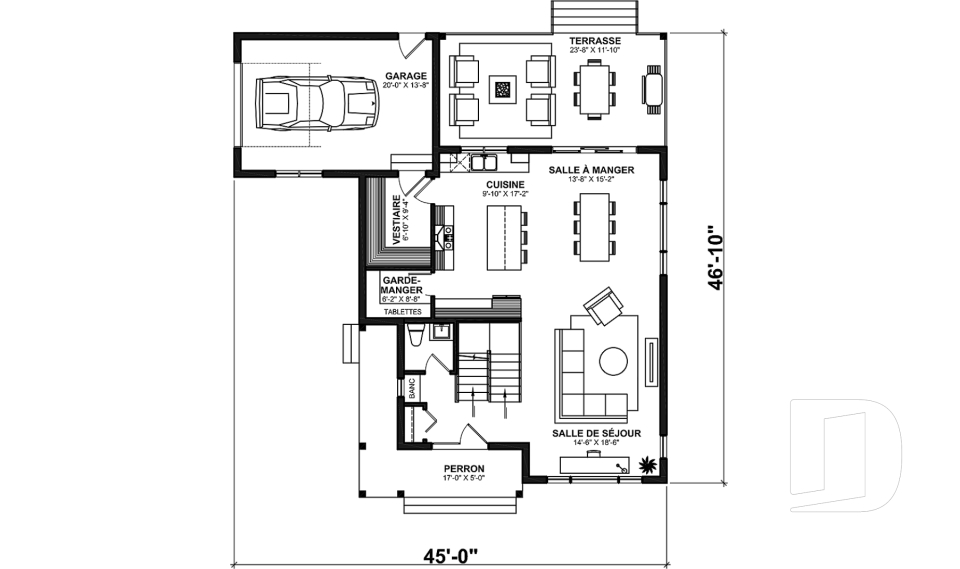 Rez-de-chaussée -  - Bellamy